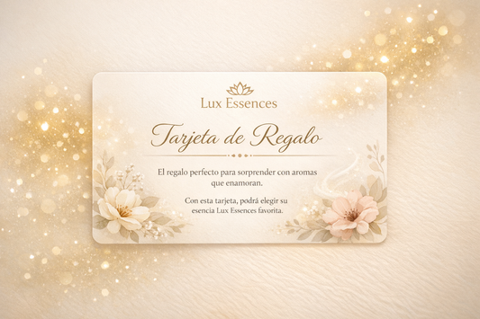 Tarjeta regalo Lux Essences